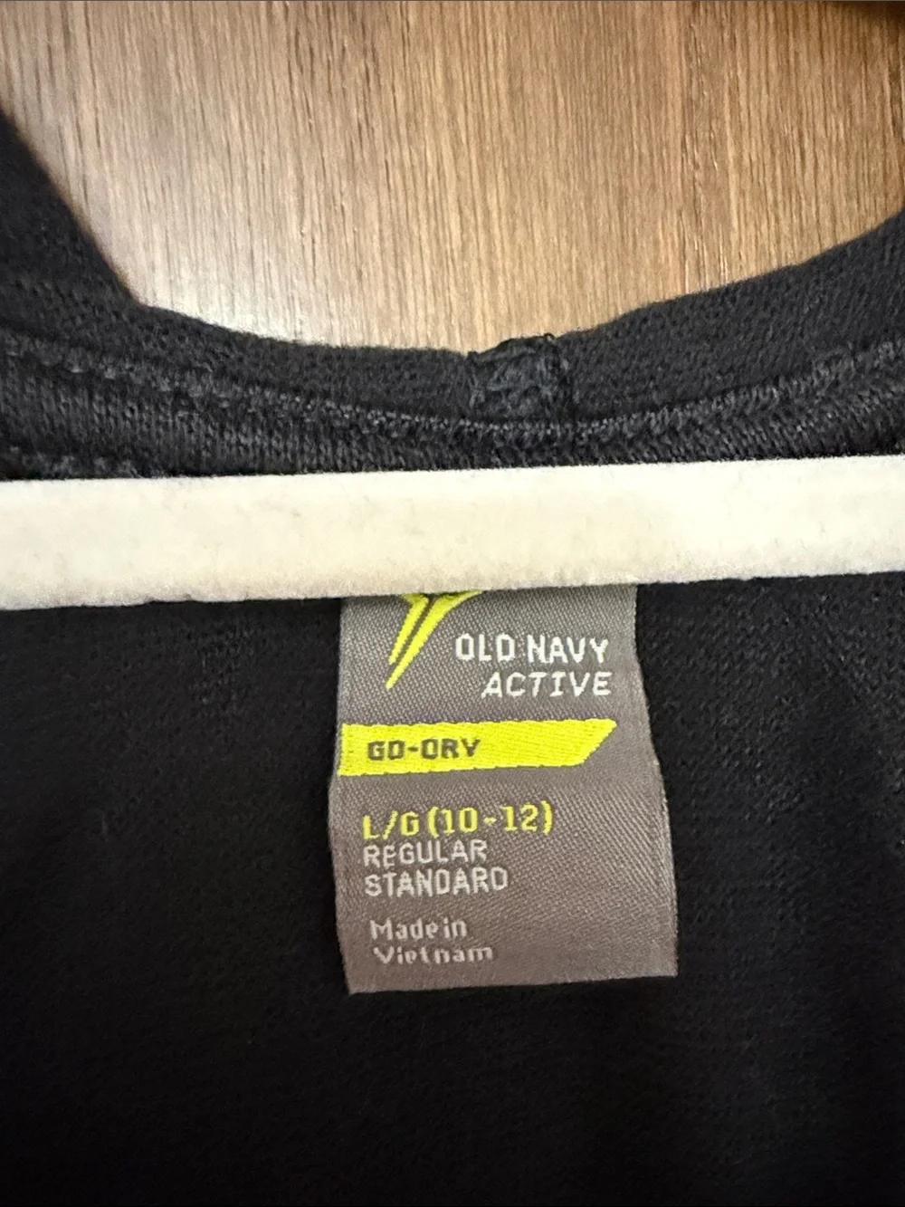 Old Navy Black Hooded Zip-Up Girls' Jacket